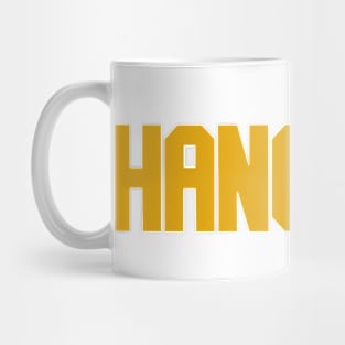 hangman yellow Mug